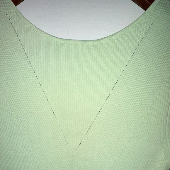 MAJE NWT Ribbed Tie Back Midi Dress Size Large - Picture 8 of 16